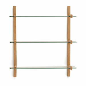 Szklany modułowy system półek w naturalnym kolorze 90x98x30, 5 cm Sitra – Kave Home obraz