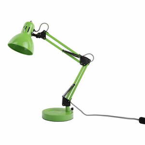 Jasnozielona lampa stołowa z metalowym kloszem (wysokość 52 cm) Funky Hobby – Leitmotiv obraz