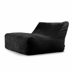 Czarny sztruksowy worek do siedzenia Sofa Lounge – SLOWDOWN obraz