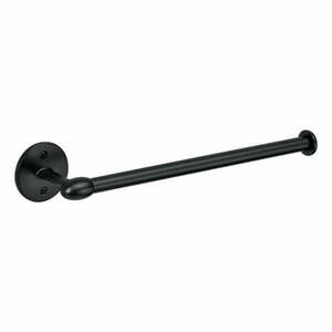 Czarny metalowy uchwyt na ręczniki papierowe iDesign Orbinni, 36 cm obraz