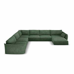 Ciemnozielony narożnik (lewostronny) Vanda – Mazzini Sofas obraz