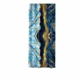 Niebiesko-złota zasłona 140x260 cm – Mila Home obraz