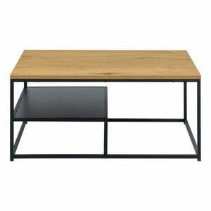 Stolik z blatem w dekorze dębu 60x90 cm Gila – Actona obraz