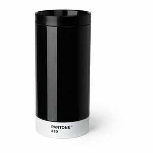 Czarny kubek termiczny 430 ml Black 419 – Pantone obraz