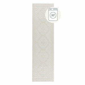 Kremowy chodnik z szenilu odpowiedni do prania 60x240 cm Jaipur – Flair Rugs obraz