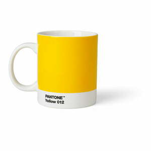 Żółty ceramiczny kubek 375 ml Yellow 012 – Pantone obraz