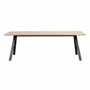Stół z blatem w dekorze dębu 220x90 cm Brigham – Rowico obraz