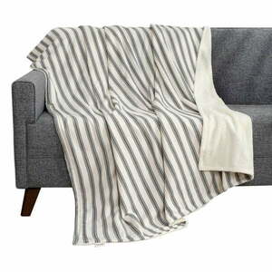 Biało-antracytowy koc 150x190 cm Soren Wellsoft – Mijolnir obraz