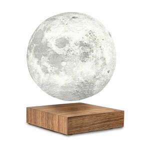 Brązowa lampa stołowa LED (wysokość 14 cm) Moon – Gingko obraz