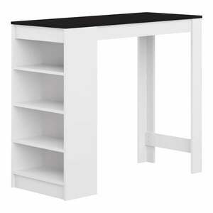 Biały stolik barowy 115x50 cm Aravis – TemaHome obraz