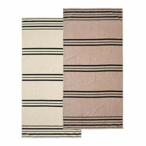 Beżowy ręcznik plażowy 75x150 cm Banded Stripe – Catherine Lansfield obraz