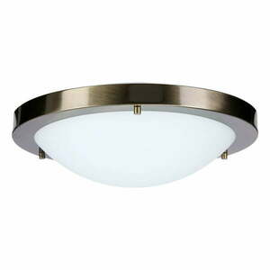 Lampa sufitowa w kolorze bronzu ze szklanym kloszem ø 18 cm Aquila – Candellux Lighting obraz
