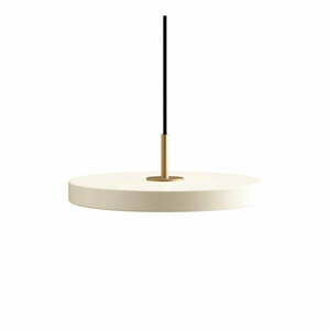 Biała lampa wisząca LED z metalowym kloszem ø 31 cm Asteria Mini – UMAGE obraz