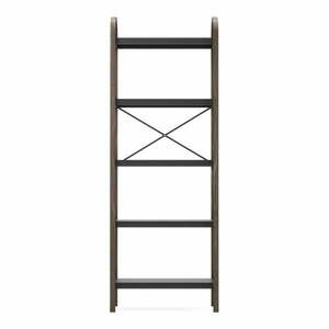 Czarny regał w dekorze orzecha 61x170 cm Bellwood – Umbra obraz
