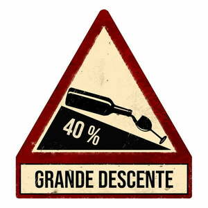 Metalowa tabliczka 25x33 cm Descente – Antic Line obraz