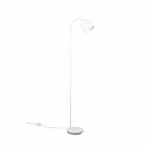 Biała lampa stojąca z tekstylnym kloszem (wys. 148 cm) Buddy – Trio obraz