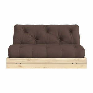 Ciemnobrązowa rozkładana sofa 145 cm Flip – Karup Design obraz