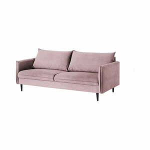 Lawendowa aksamitna sofa 203 cm Juli – Ropez obraz