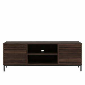 Szafka pod TV w dekorze orzecha w naturalnym kolorze 140x50 cm Celine – Støraa obraz