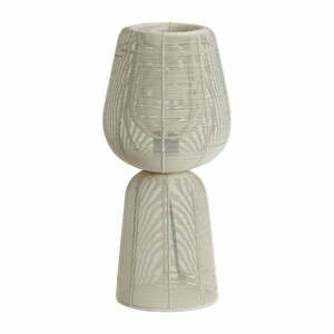 Kremowa lampa stołowa (wysokość 42 cm) Aboso – Light & Living obraz