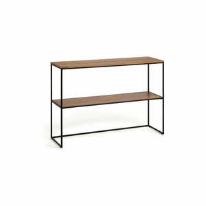 Brązowa konsola w dekorze orzecha 120x30 cm Yona − Kave Home obraz
