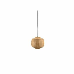 Lampa wisząca z rattanowym kloszem ø 30 cm Vilna – Villa Collection obraz