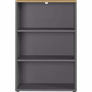 Antracytowy regał w dekorze dębu 80x120 cm Agenda – Germania obraz