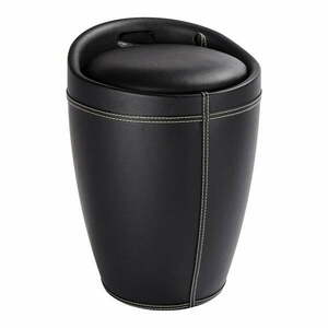 Kosz na pranie i taboret w jednym Wenko Linen Look, 20 l obraz