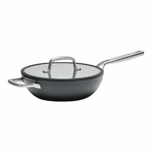 Patelnia wok aluminiowa z pokrywką/z powłoką nieprzywierającą ø 28 cm Meda 3.0 – FABINI obraz