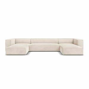 Kremowy narożnik (w kształcie litery "U") Madame – Windsor & Co Sofas obraz