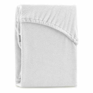 Białe prześcieradło frotte z gumką 240x220 cm Ruby – Restilo obraz