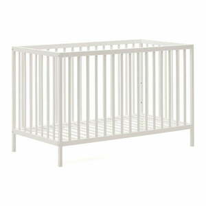 Białe łóżeczko z litego drewna bukowego 60x120 cm Shantal – Kave Home obraz