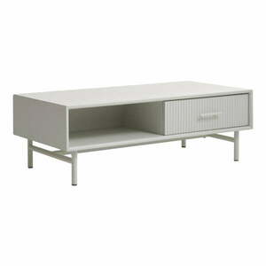 Jasnoszary stolik 60x120 cm Palma – Unique Furniture obraz