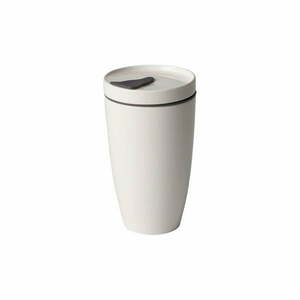 Biały porcelanowy kubek podróżny Villeroy & Boch Like To Go, 350 ml obraz