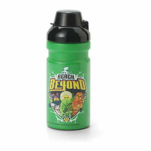 Zielona butelka dla dzieci 390 ml Ninjago – LEGO® obraz