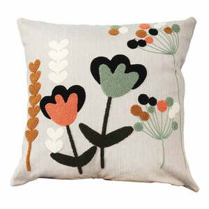 Lniana poduszka dekoracyjna 43x43 cm Lale – Mioli Decor obraz