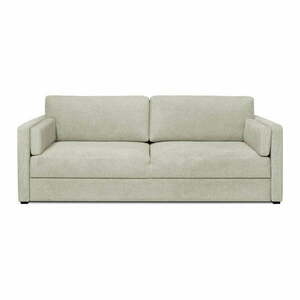 Beżowa sofa rozkładana 218 cm Resmo – Scandic obraz