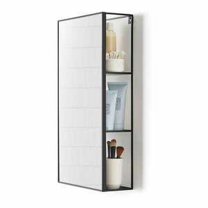Lustro ścienne z półką 30x62 cm Cubiko – Umbra obraz