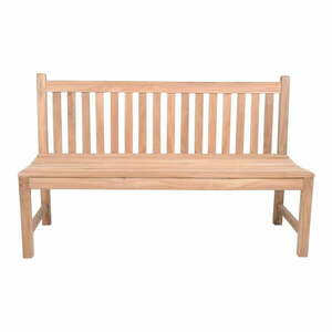 Drewniana ławka ogrodowa w naturalnym kolorze Solo – Garden Pleasure obraz