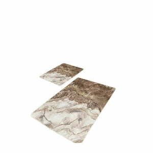 Brązowe dywaniki łazienkowe zestaw 2 szt. 60x100 cm – Mila Home obraz