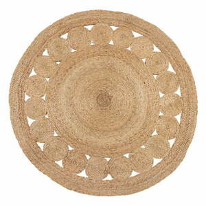 Dywan jutowy Flair Rugs Arya, ø 150 cm obraz