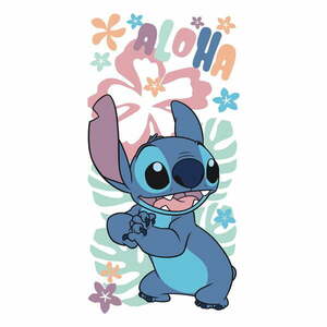 Bawełniany ręcznik dziecięcy 70x140 cm Lilo and Stitch "Hawaiian Harmony" – Jerry Fabrics obraz