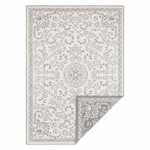 Szaro-kremowy dywan odpowiedni na zewnątrz NORTHRUGS Leyte, 120x170 cm obraz