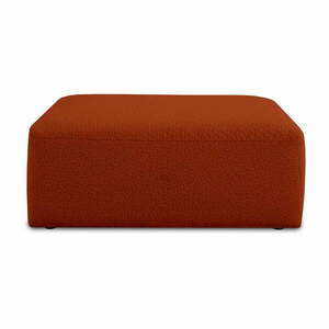Ceglasty moduł sofy z materiału bouclé Roxy – Scandic obraz