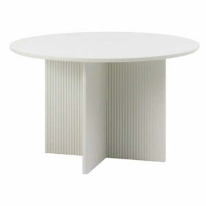 Jasnoszary okrągły stół ø 110 cm Palma – Unique Furniture obraz