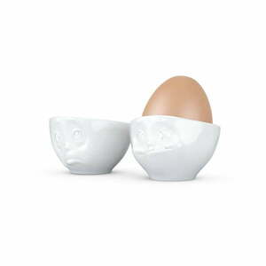 Biała porcelanowa szczęśliwa miska 58products obraz