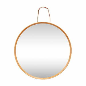 Lustro z bambusową ramą ścienne ø 60 cm Mood – Hübsch obraz