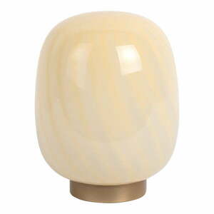 Jasnożółta lampa stołowa ze szklanym kloszem (wysokość 20 cm) Summer Globe – Leitmotiv obraz