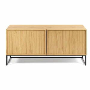 Szafka pod TV w dekorze dębu w naturalnym kolorze 112x51x42 cm Taiana – Kave Home obraz