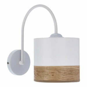Biały kinkiet ø 15 cm Bianco – Candellux Lighting obraz